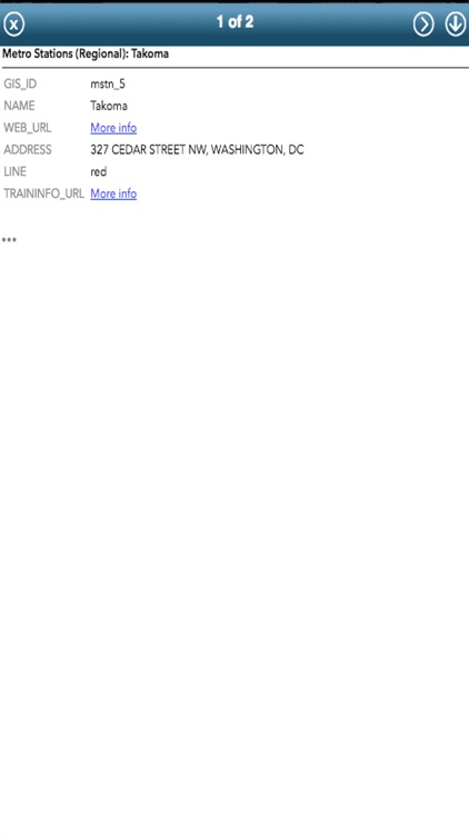 Washington DC Metro Map