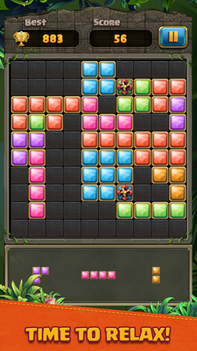 Screenshot #1 pour Block Puzzle:Jewels of Mayan