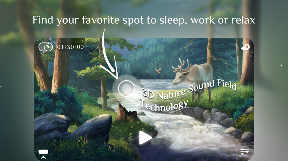 #1. Flowing 2 ~ Sleep Sounds Relax (iOS) 由: Franz Bruckhoff