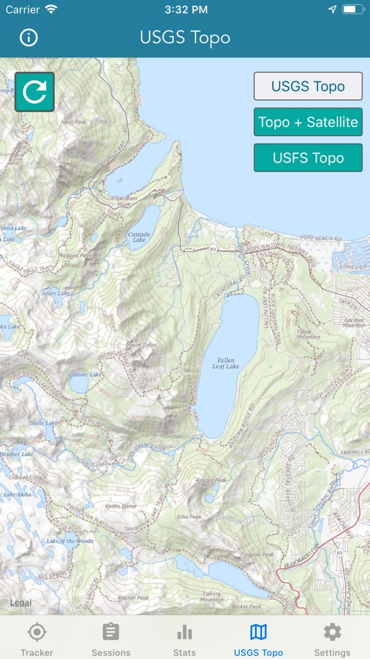 #5. Topo Map & Hiking Tracker (iOS) 由: LW Brands, LLC