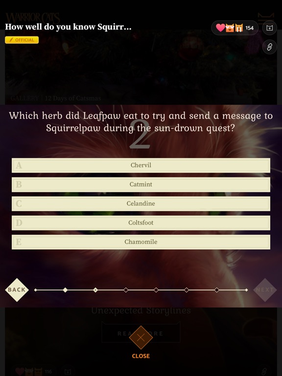 Warrior Cats Hub iPad screenshot 5 - Entertainment app