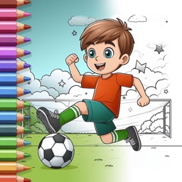 Paint magic soccer pages