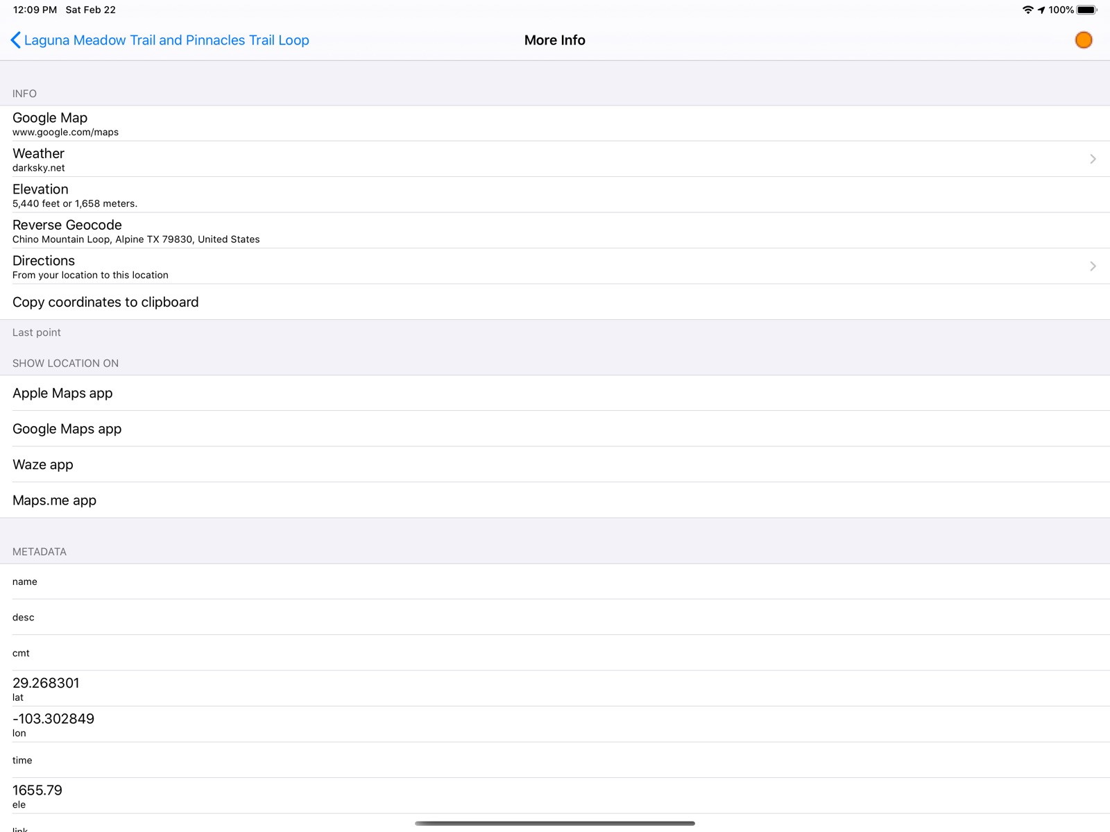 GPX-Viewer ipad screenshot 4