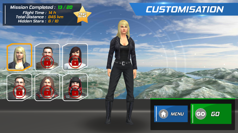 #7. AFPS Airplane Flight Pilot Sim (iOS) Podle: MH Production