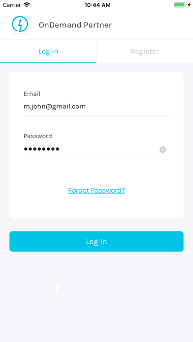 Screenshot #1 pour OnDemand Partner App