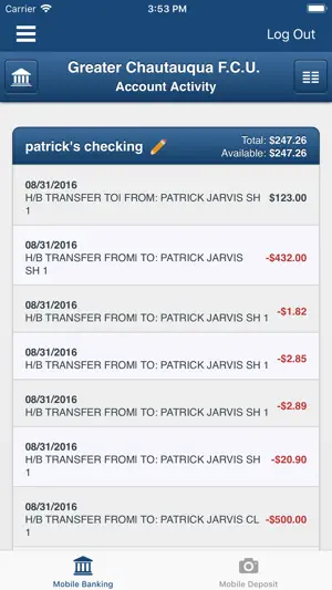 Greater Chautauqua FCU screenshot 1