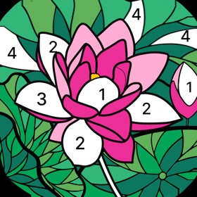 螢幕擷取畫面 (5) Lotus Color: Color By Number