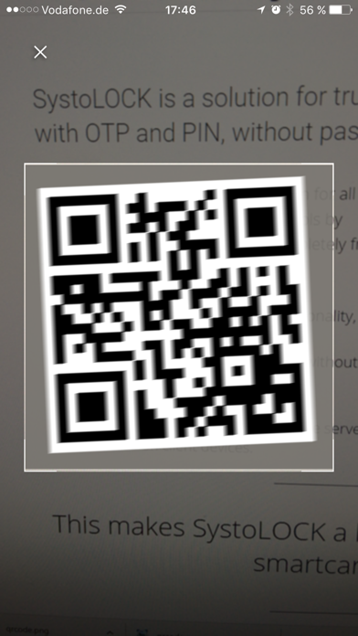 SystoLOCK Companion Screenshot
