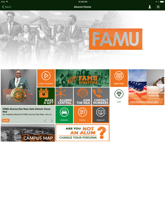 FAMU Mobile iPad screenshot 4 - Education app