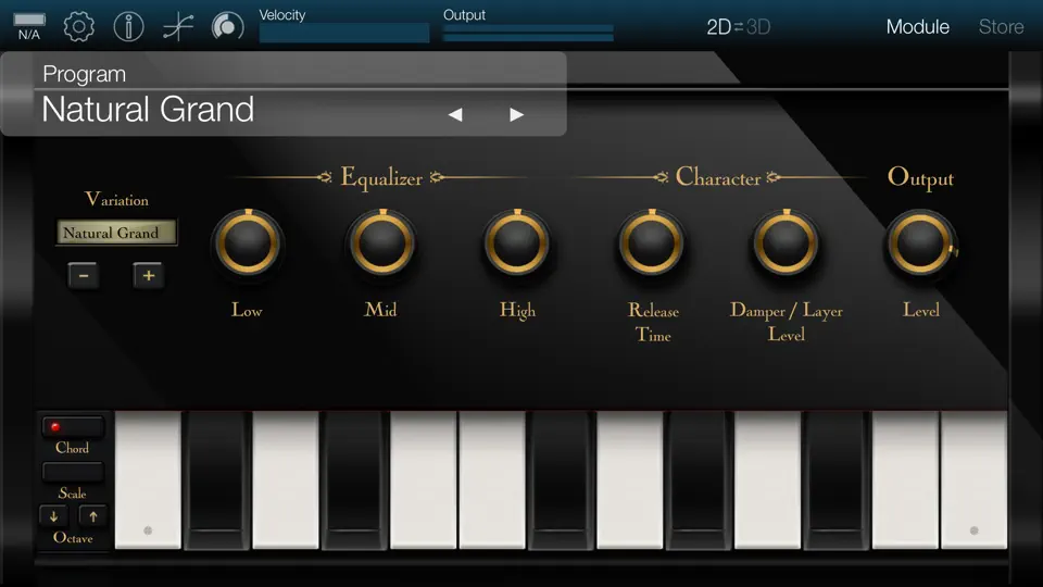 Скриншот KORG Module на iPhone 4
