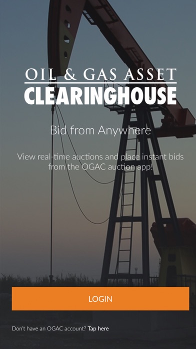 Oil & Gas Clearinghouse Screenshot