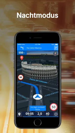 Screenshot von Sygic GPS-Navigation & Karten auf dem iPhone 7