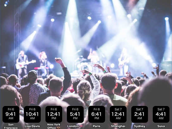 World Clock by Time Intersect iPad screenshot 2 - Utilities app