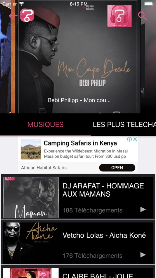 #8. Koaci.com (iOS) 由: Laurent Despas