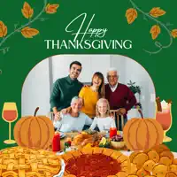 thanksgiving photo frames card