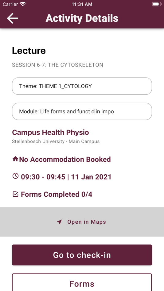 #6. Placement Plus (iOS) 由: Stellenbosch University