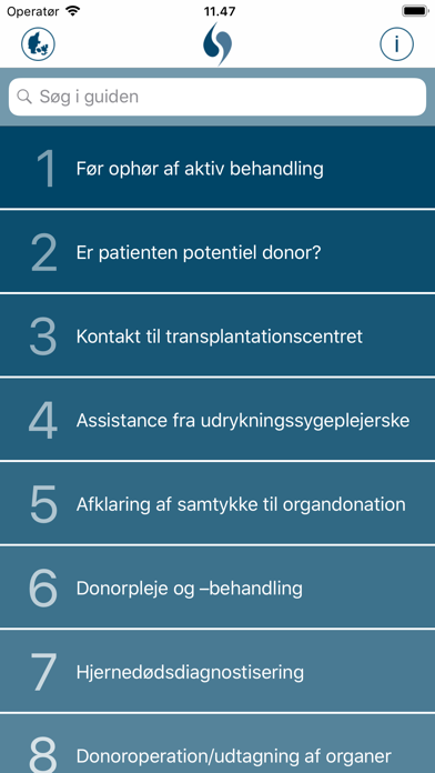 Organdonation Screenshot