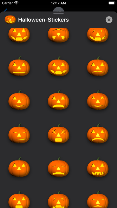 Jack o' Lantern Emoji Screenshot