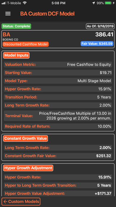 FundSpec: AI Stock Analysis iPhone screenshot