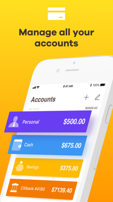 Checkbook - Account Tracker screenshot 1