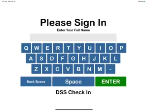 DSS Check In screenshot 1