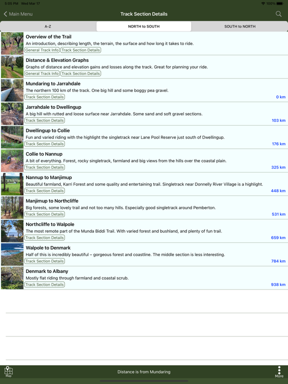 Screenshot #6 pour Munda Biddi Trail Guide