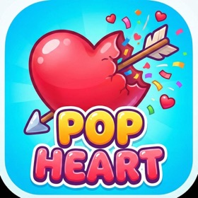 Pop Heart Ballonn
