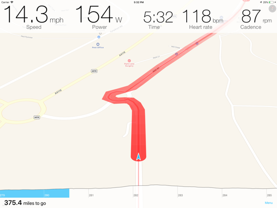 Screenshot #4 pour Bike GPX