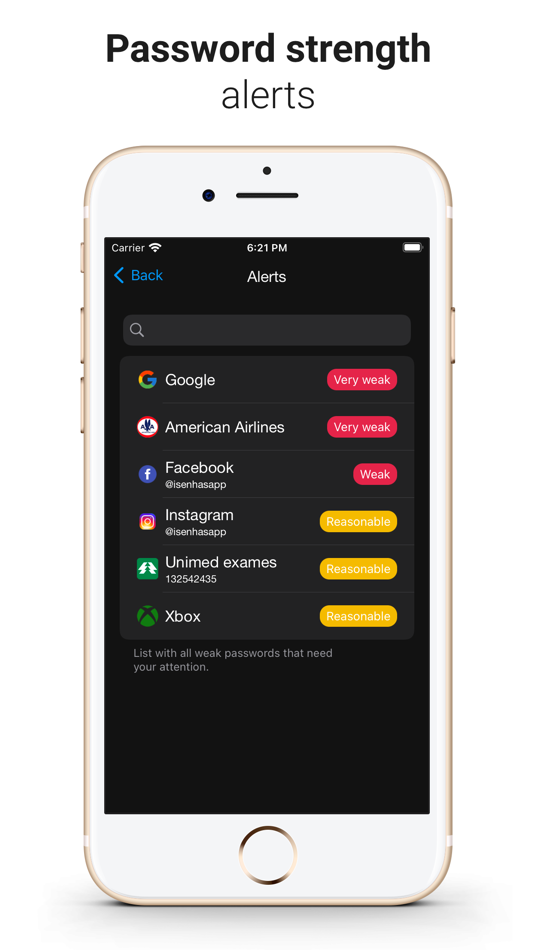 #7. iSenhas - Password Manager (macOS) 由: davi orzechowski