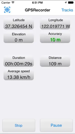 GPSRecorder screenshot 1