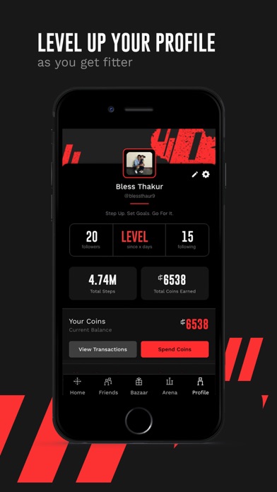 StepSetGo: Step Into Rewards iPhone screenshot 6 - Health & Fitness app
