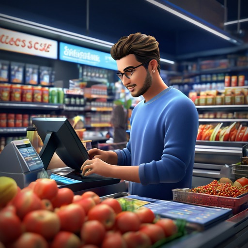 Supermarket Simulator Game 3D iOS App