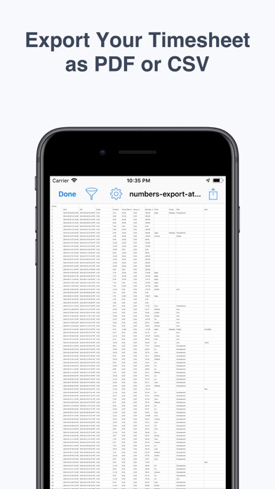 atWork Hours & Pay Tracker iPhone screenshot 8 - Business app