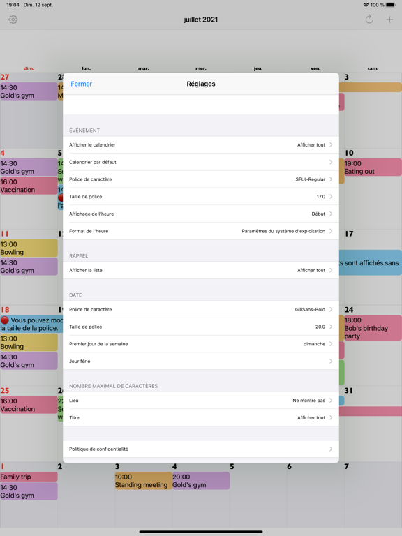 Screenshot #6 pour May Calendrier