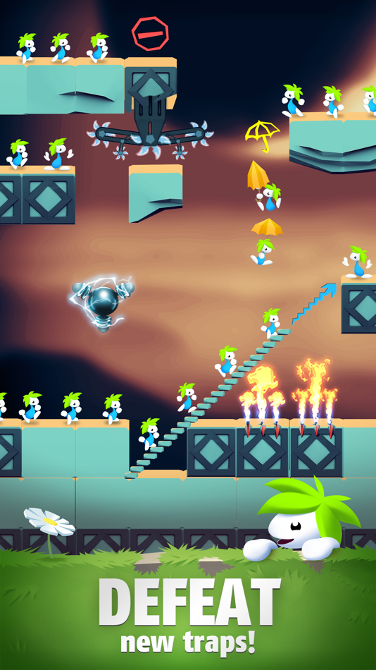 #6. Lemmings: Strategy & Puzzle (iOS) 由: SAD PUPPY