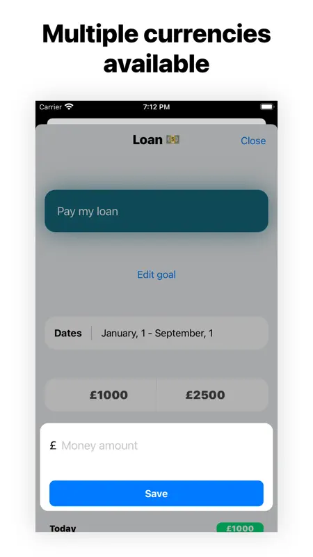 Money box App - Plan purchases screenshot 6 of 6