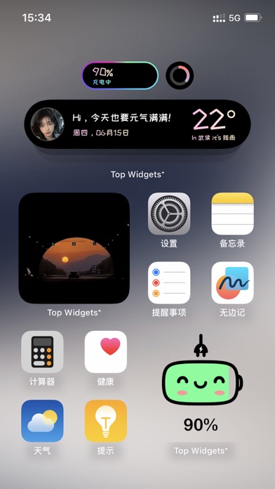 Top Widgets⁺ - 万能小组件灵动岛手机桌面主题のおすすめ画像4