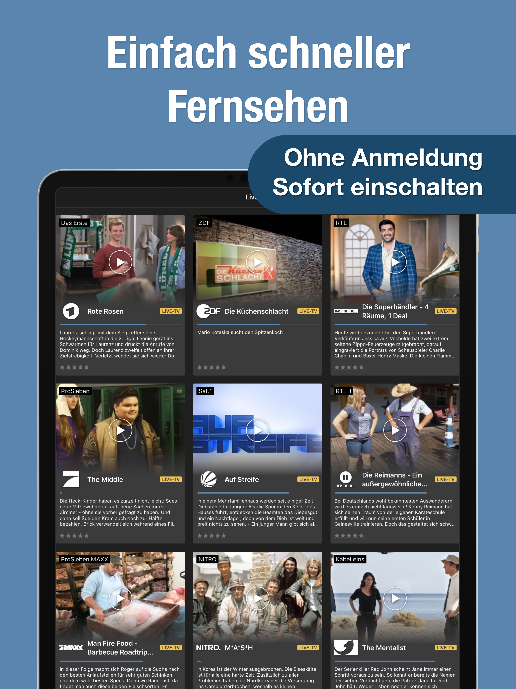 Fernsehen App Live TV screenshot 9