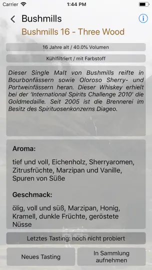 Screenshot von The Stillman - Die Whisky App auf dem iPhone 5