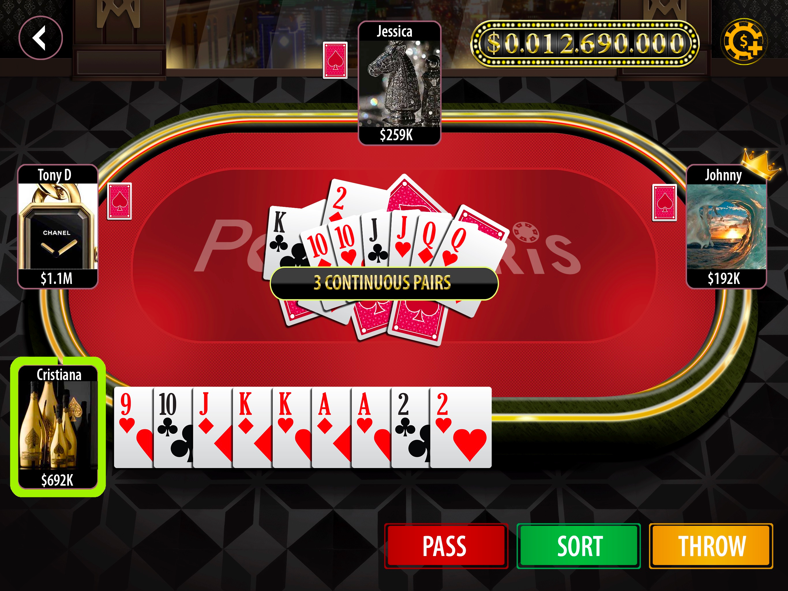 Poker Paris - danh bai offline