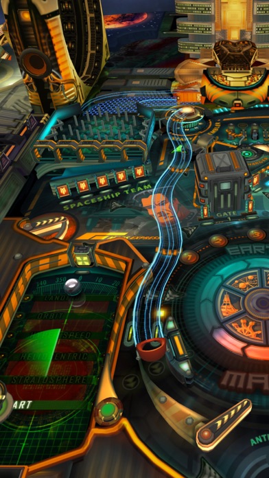 Red Planet Explorer Pinball Screenshot