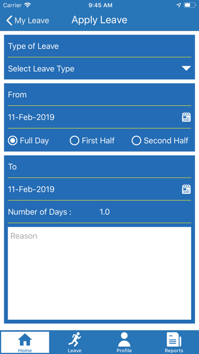 App screenshot