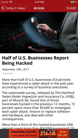 Insurance Journal News screenshot 1