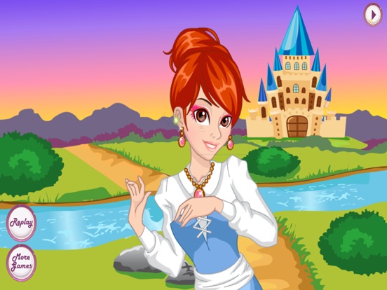 Princess makeup design iPad screenshot