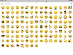 Yellow Smiley Emoji Stickers iPad image 1