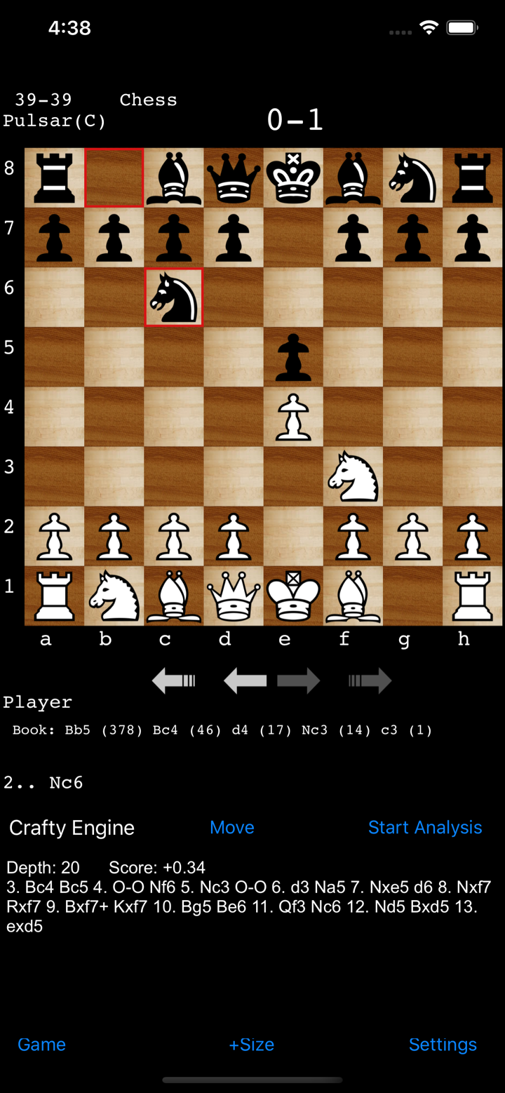 Pulsar Chess Engine screenshot 3
