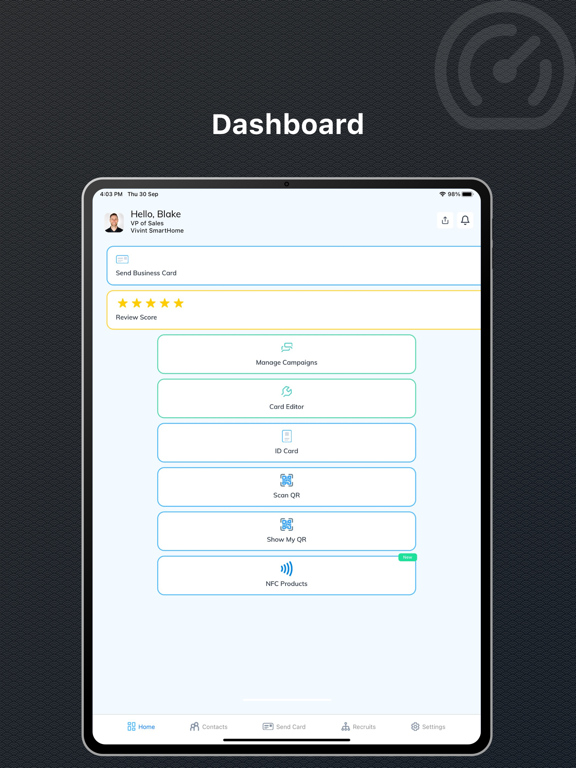 Screenshot #5 pour RepCard-Digital Business Cards