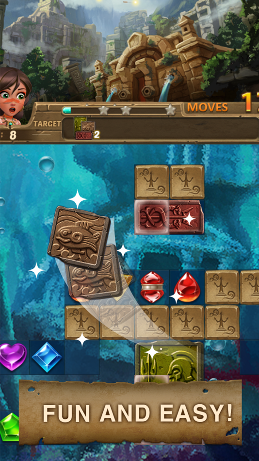 #1. Jewels Atlantis: Puzzle game (iOS) 来自: ACTIONFIT