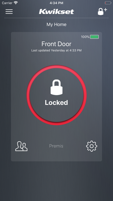 Kwikset Premis Smart Lock Screenshot