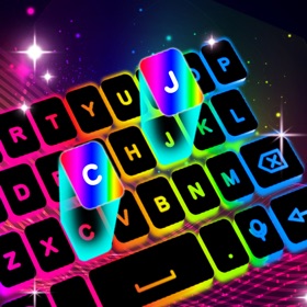 螢幕擷取畫面 (6) Neon LED Keyboard: Cute Themes